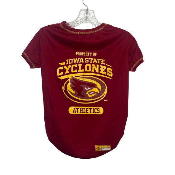 Iowa State Cyclones Dog Tshirt Size XL Pets First Red Fanwear - Picture 1 of 7